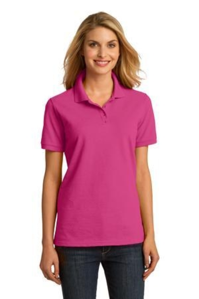 Port & Company Ladies Ring Spun Pique Polo Shirt