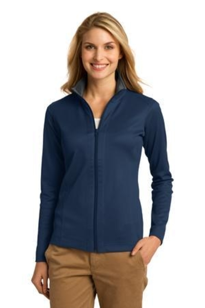 Port Authority Ladies' Heavyweight Vertical Texture Full-Zip Jacket