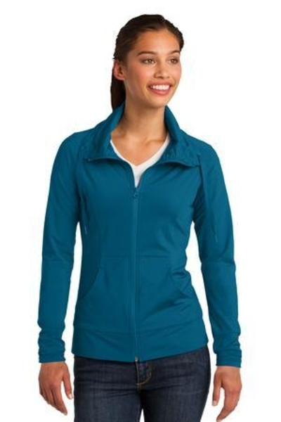 Sport-Tek Ladies Sport-Wick Stretch Full Zip Jacket